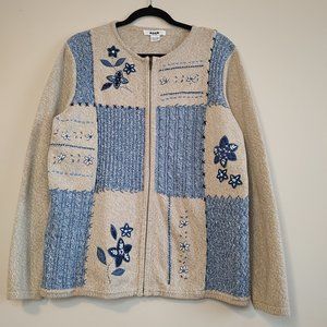 ALIA Petite Sweater  cardigan, size L